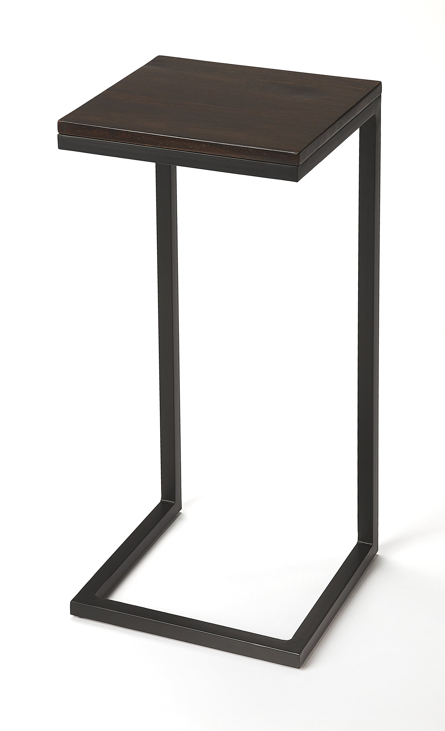 Kilmer Wood & Metal Finsih Side Table in Dark Brown 5374403