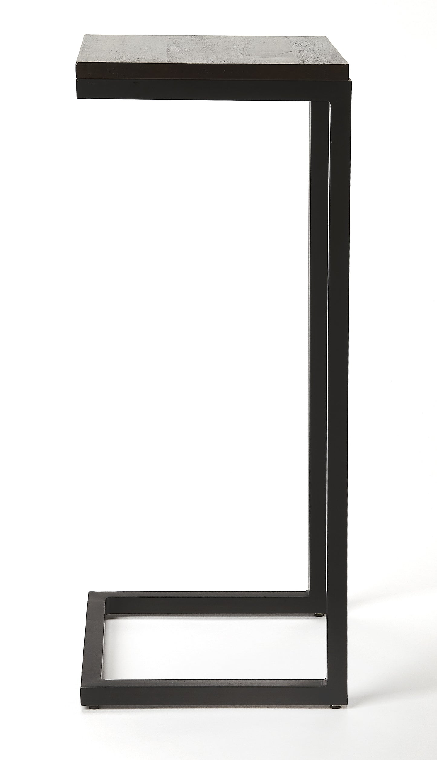 Kilmer Wood & Metal Finsih Side Table in Dark Brown 5374403