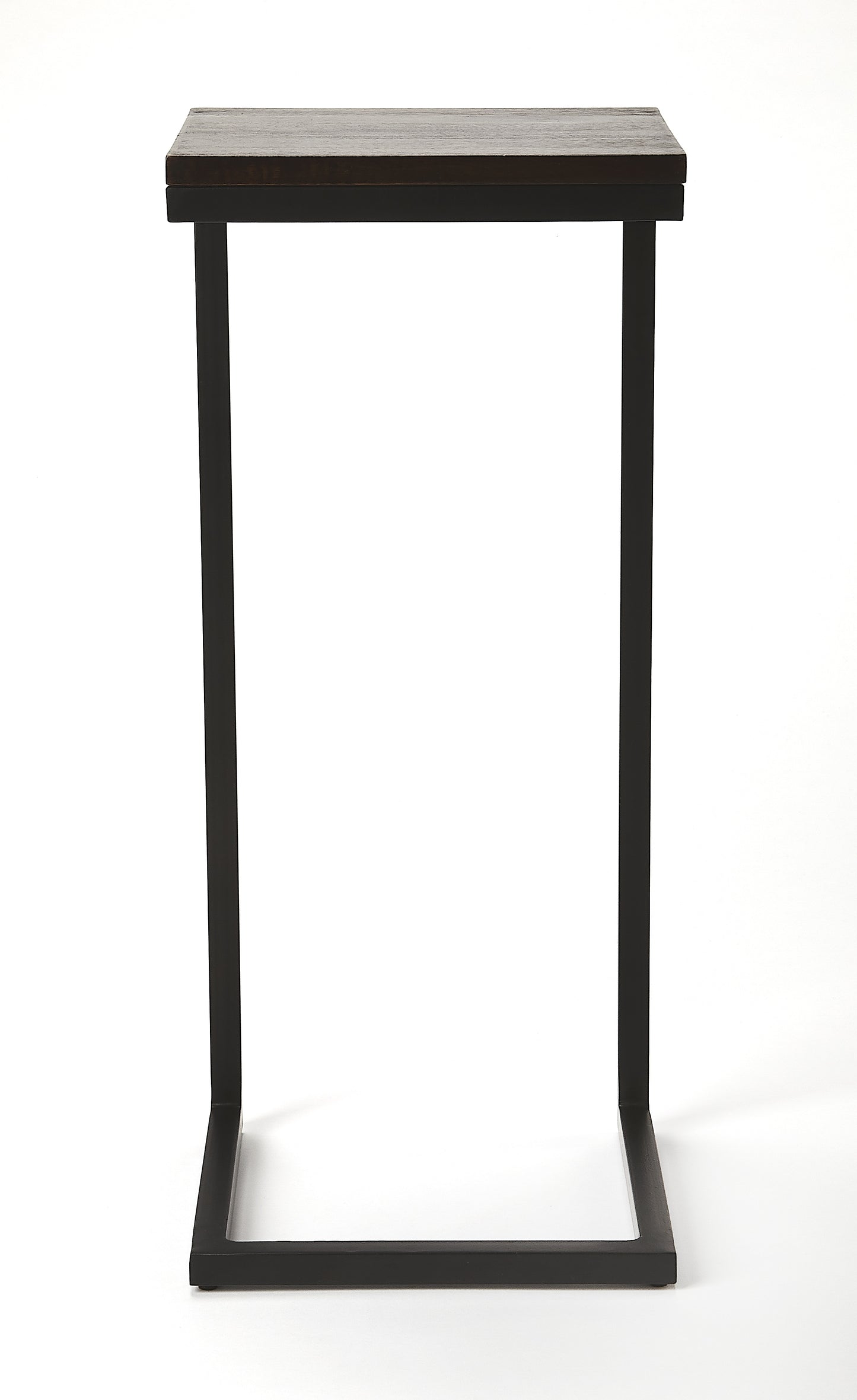 Kilmer Wood & Metal Finsih Side Table in Dark Brown 5374403