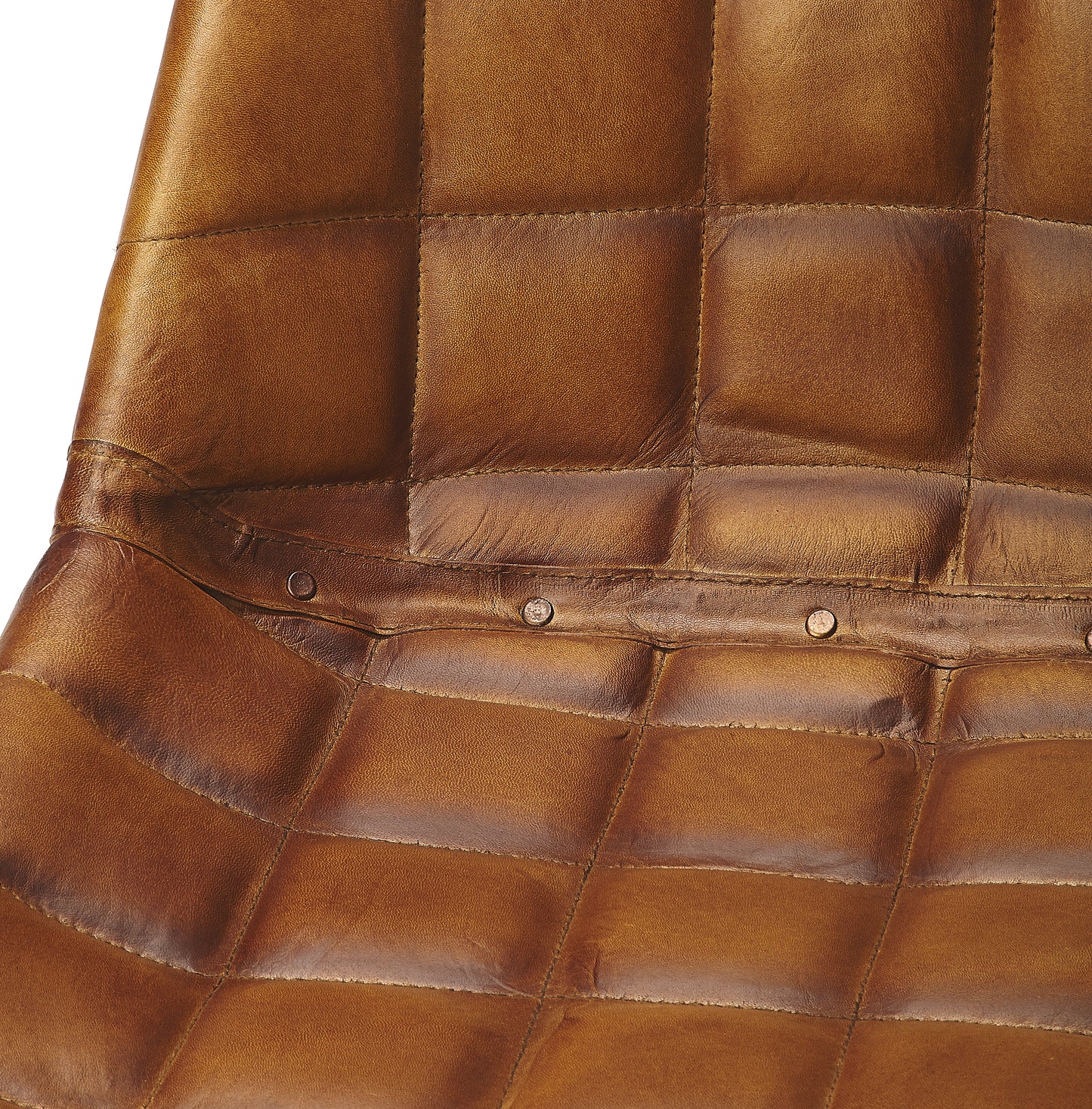 Butler Specialty Company Patty Leather Side Chair, Medium Brown