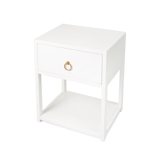 Lark End Table in White 5384304