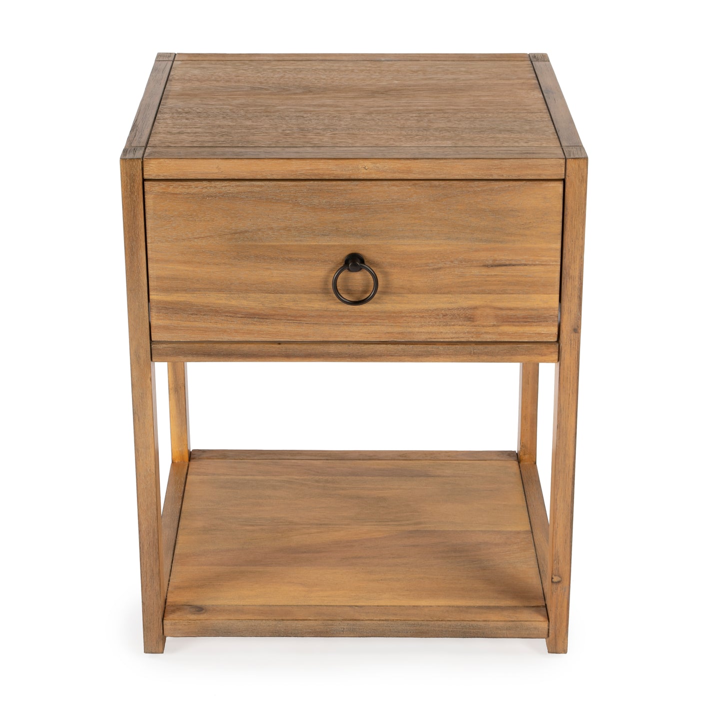 Lark Natural Wood End Table in Light Brown 5384312