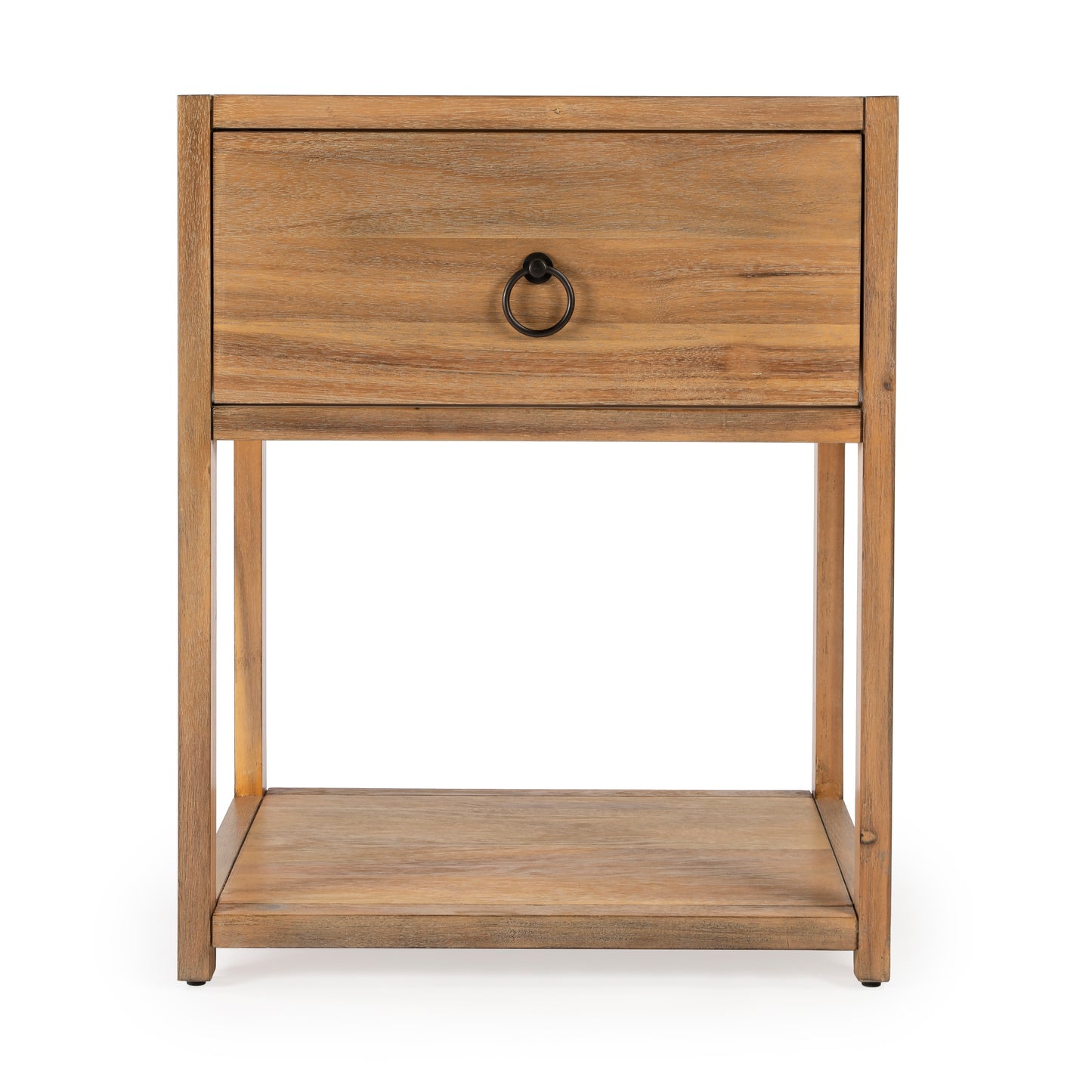 Lark Natural Wood End Table in Light Brown 5384312