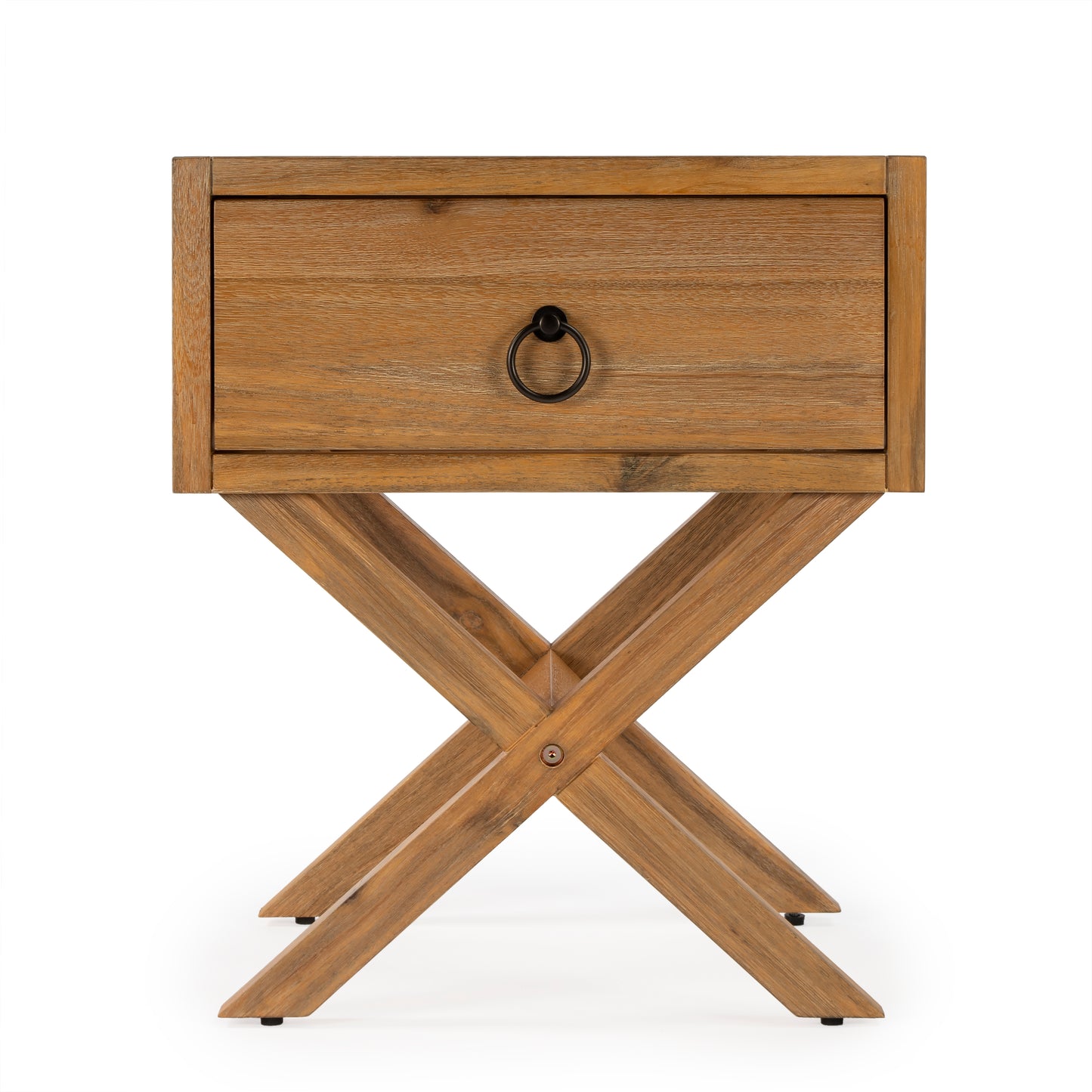 Lark Natural Wood End Table in Light Brown  5385312