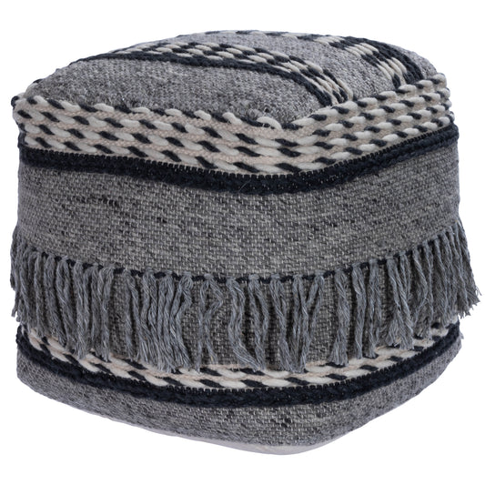 Butler Specialty Company Brynn 21 in. W Square Pouffe, Gray
