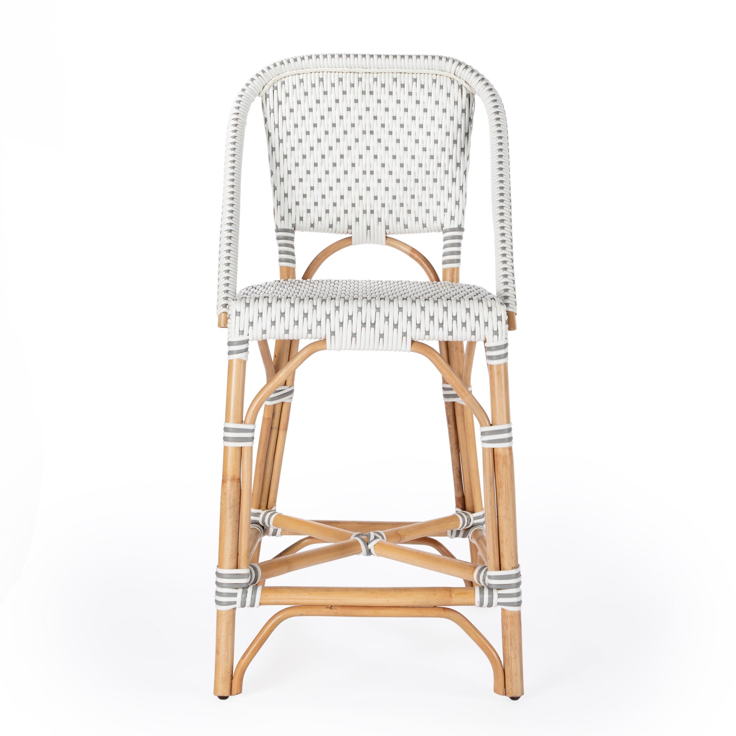 Solstice Rattan 25" Counter Stool in Gray 5399329
