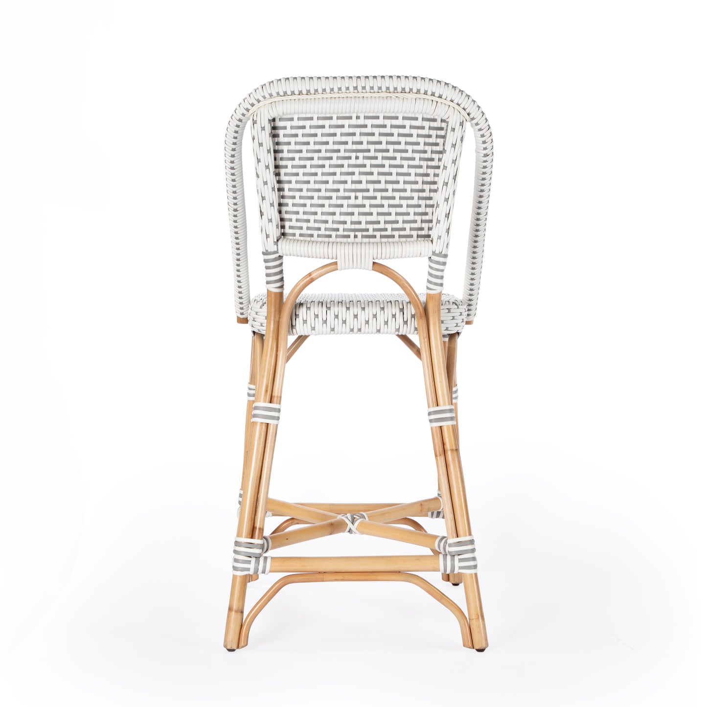 Solstice Rattan 25" Counter Stool in Gray 5399329