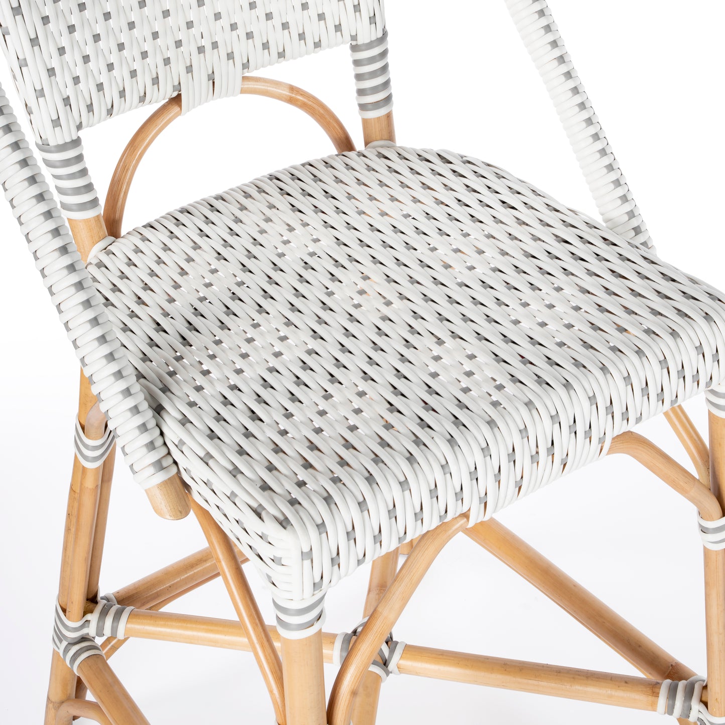 Solstice Rattan 25" Counter Stool in Gray 5399329