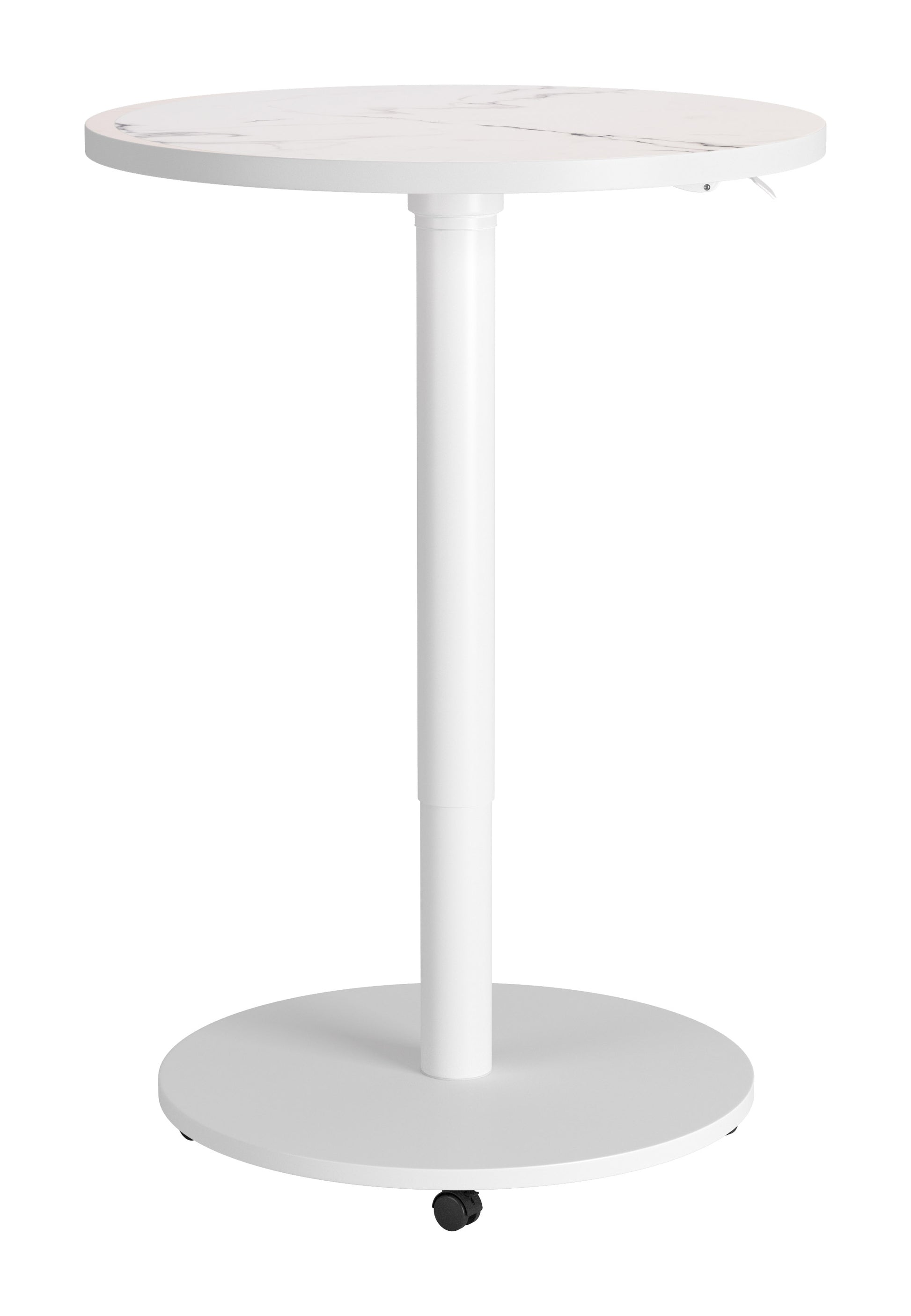 Mule Adjustable Bar Table White - 2