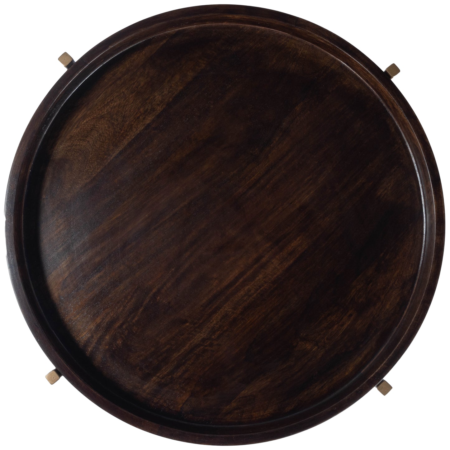 Damirra Wood & Metal Side Table in Dark Brown 5454140