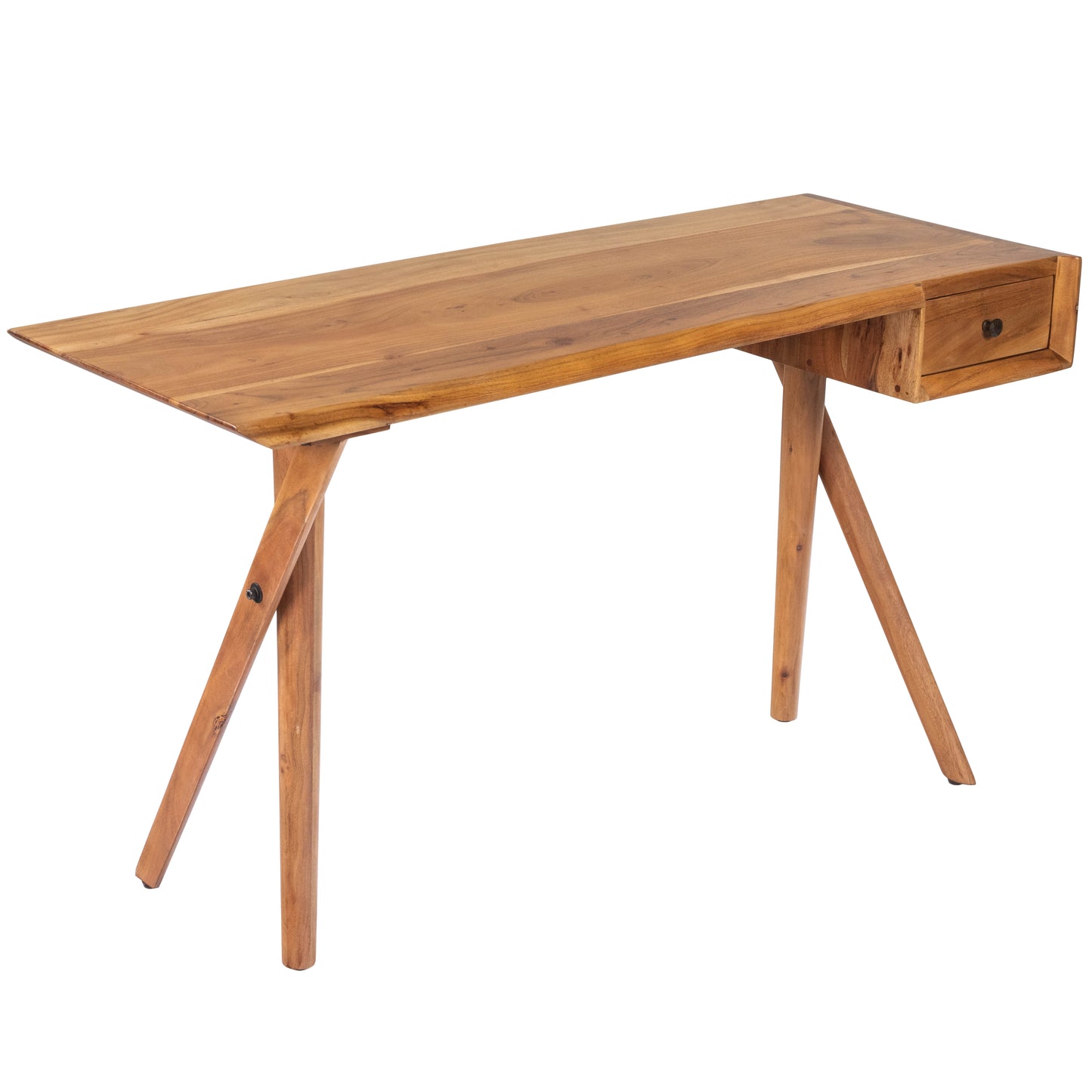 Vikky Natural Wood Desk in Light Brown 5458312