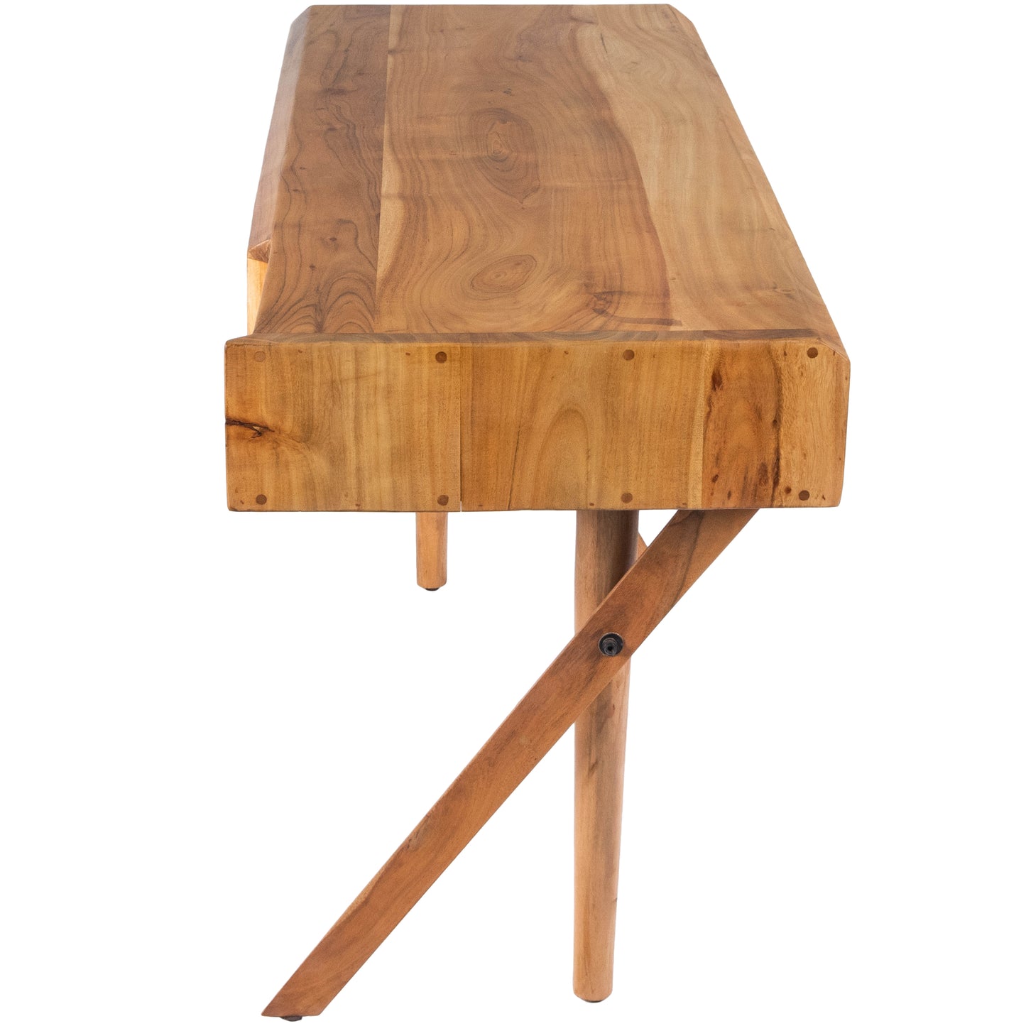 Vikky Natural Wood Desk in Light Brown 5458312