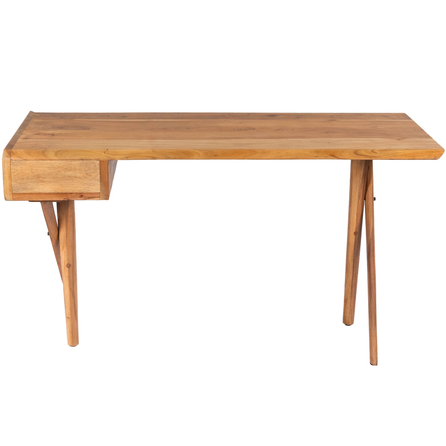 Vikky Natural Wood Desk in Light Brown 5458312