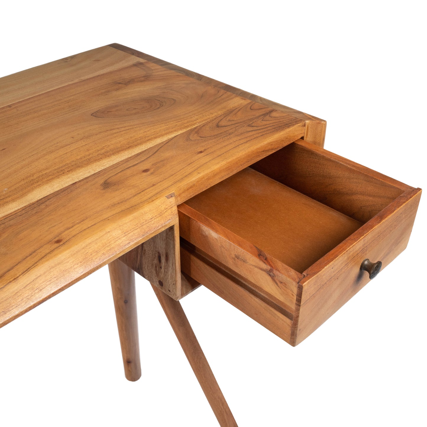 Vikky Natural Wood Desk in Light Brown 5458312
