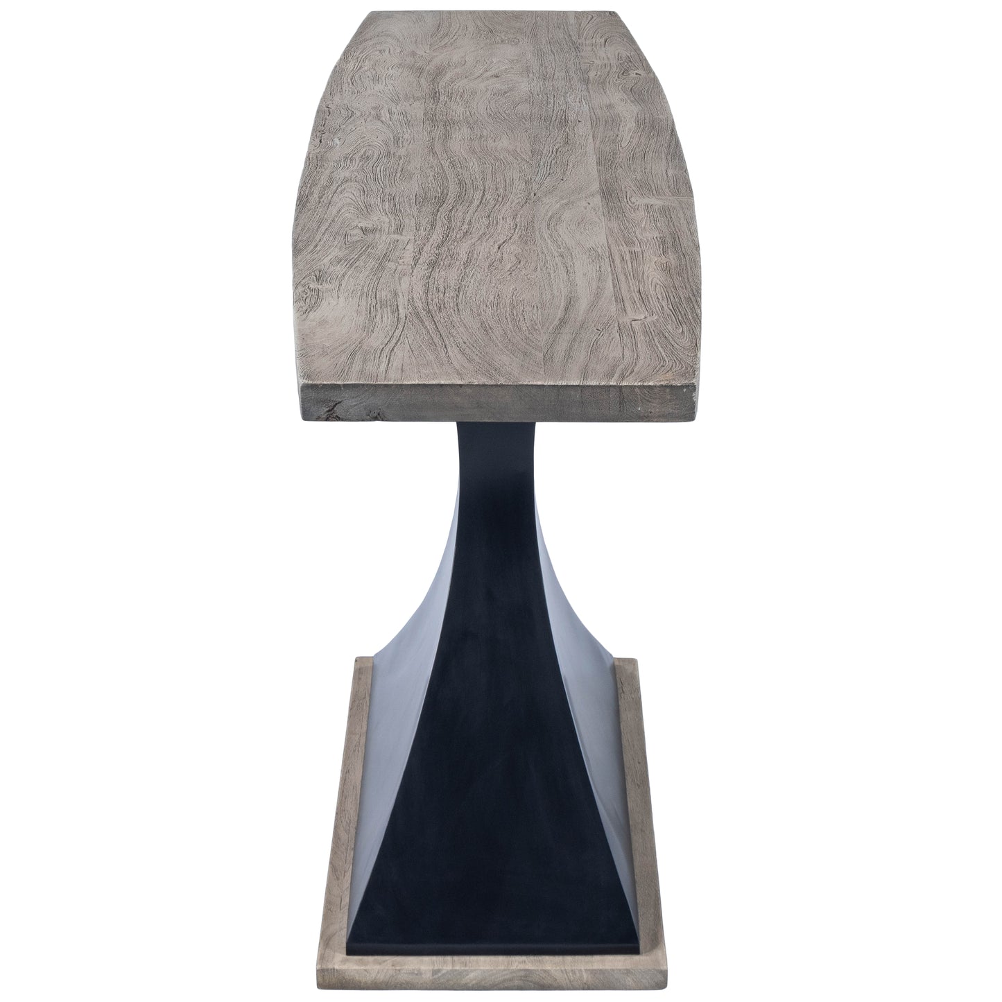 Butler Specialty Company Lidiya 58.5 in. W Rectangular Wood and Metal Contemporary Console Table, Gray