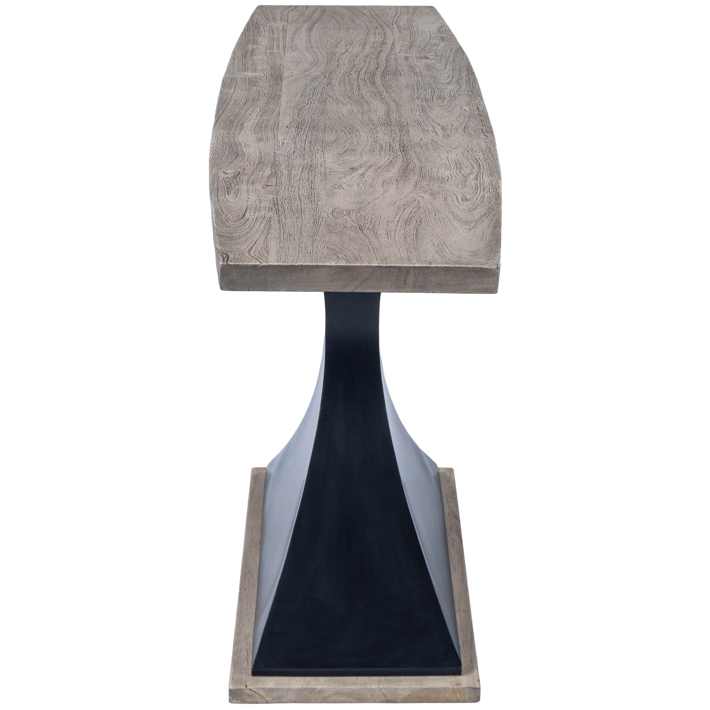 Butler Specialty Company Lidiya 58.5 in. W Rectangular Wood and Metal Contemporary Console Table, Gray