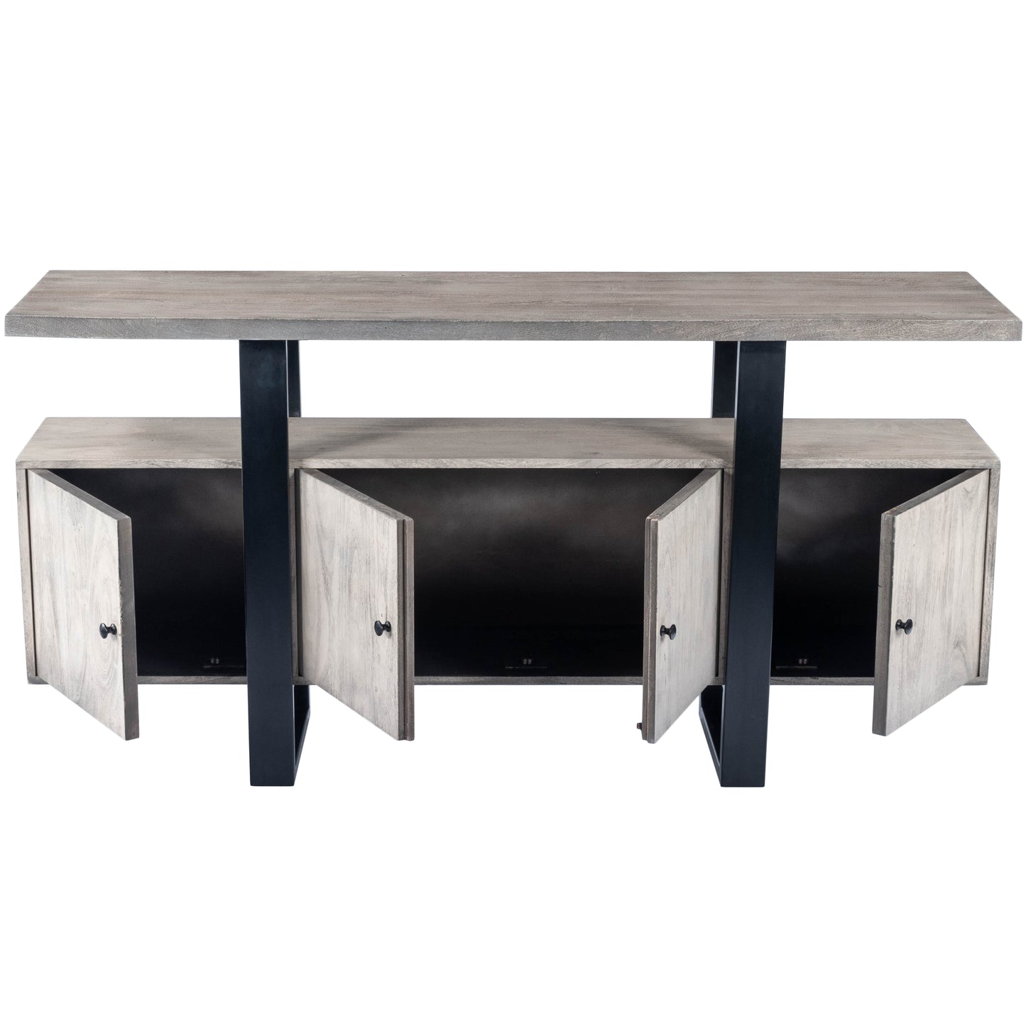 Raitis Wood & Metal 63" Buffet in Gray  5461025