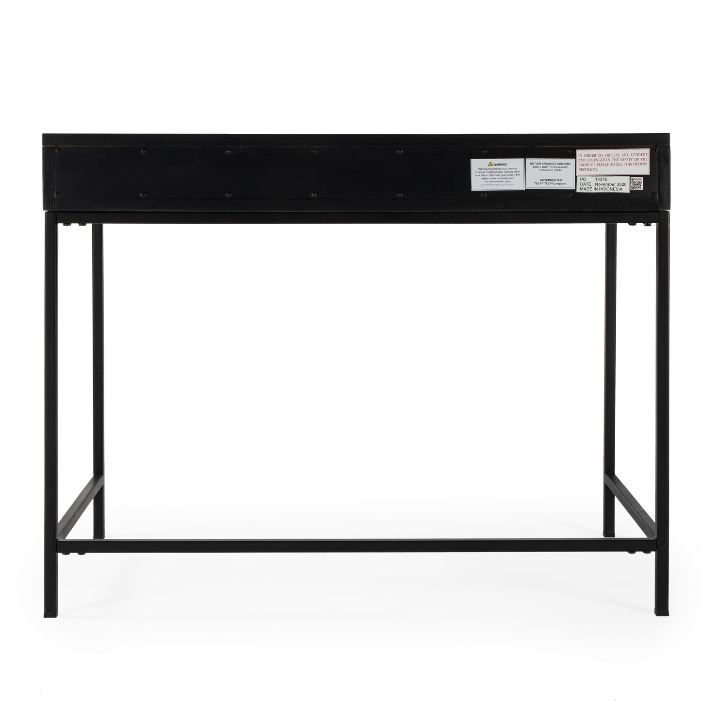 Belka Desk with Drawers in Black 5466295