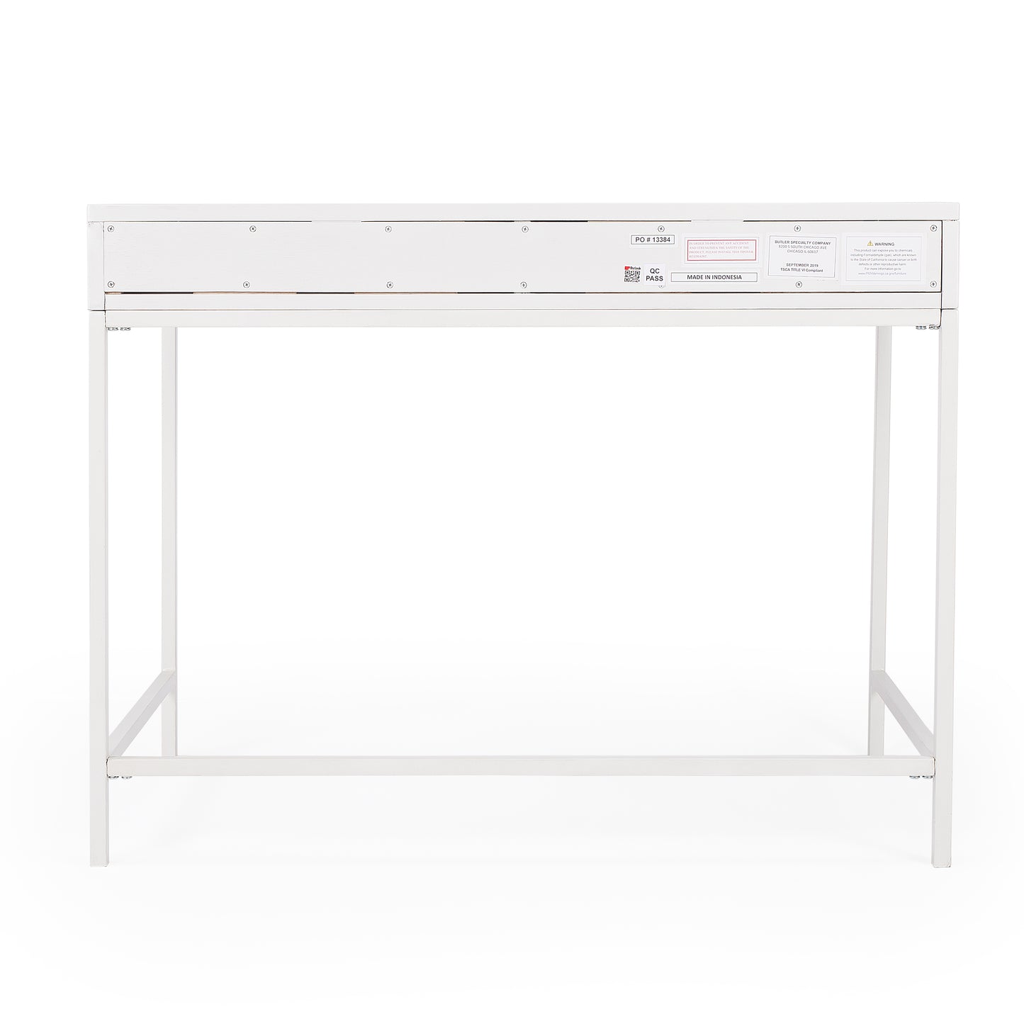 Belka Desk with Drawers in White 5466304