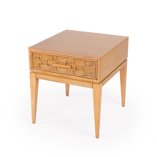 Faddei Light Wood End Table in Natural 5476416