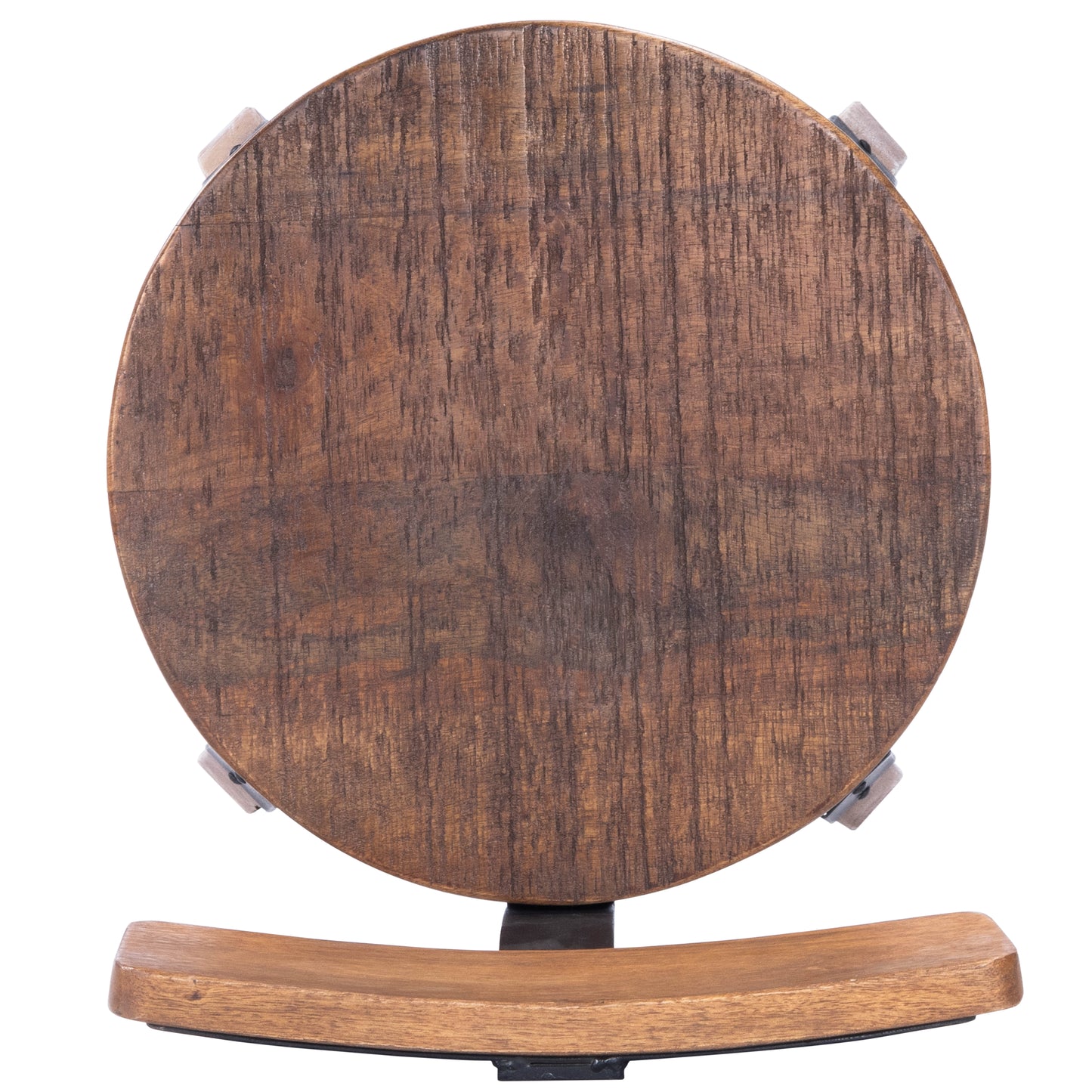 Butler Specialty Company Mountain Lodge 26 in. Seat Height Wood and Metal Counter Stool with Back, Natural Wood