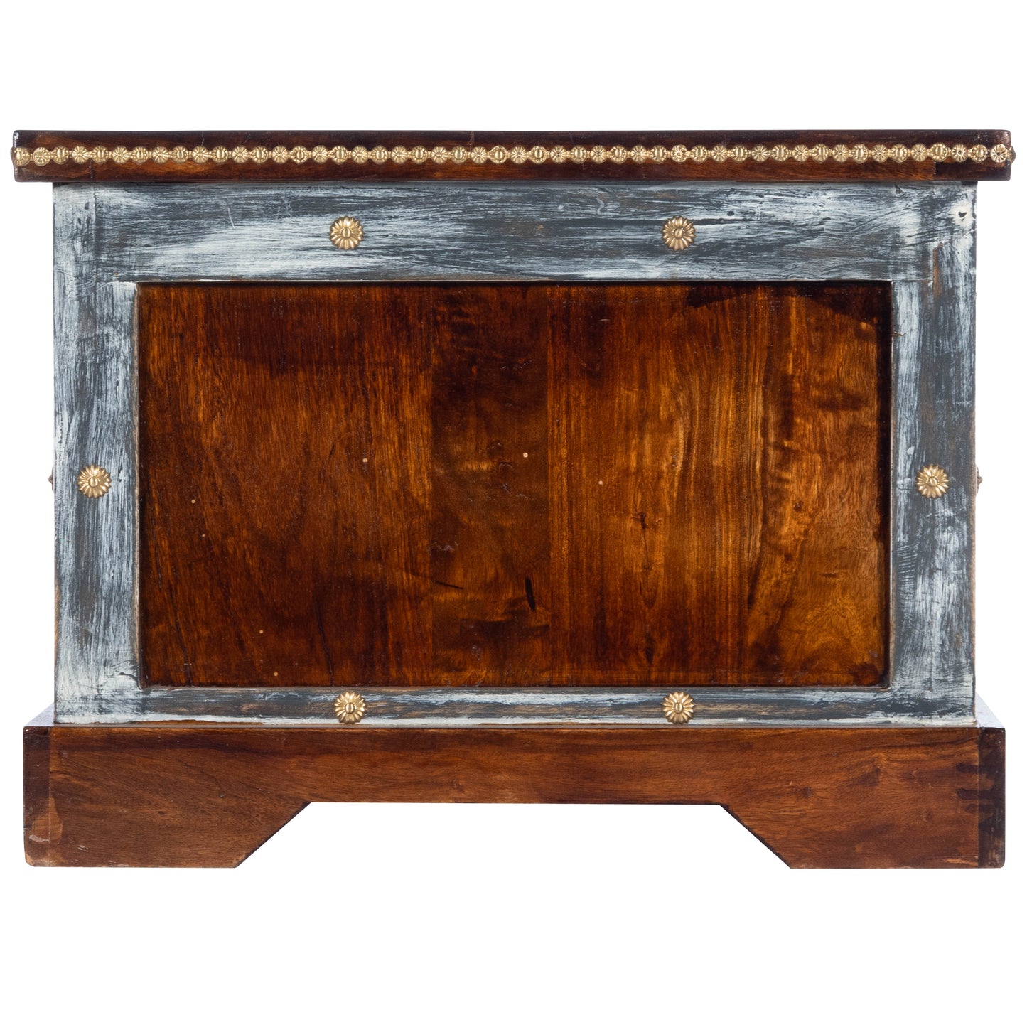 Tennor Wood & Hand Painted Storage Coffee Table in Medium Brown 5480290