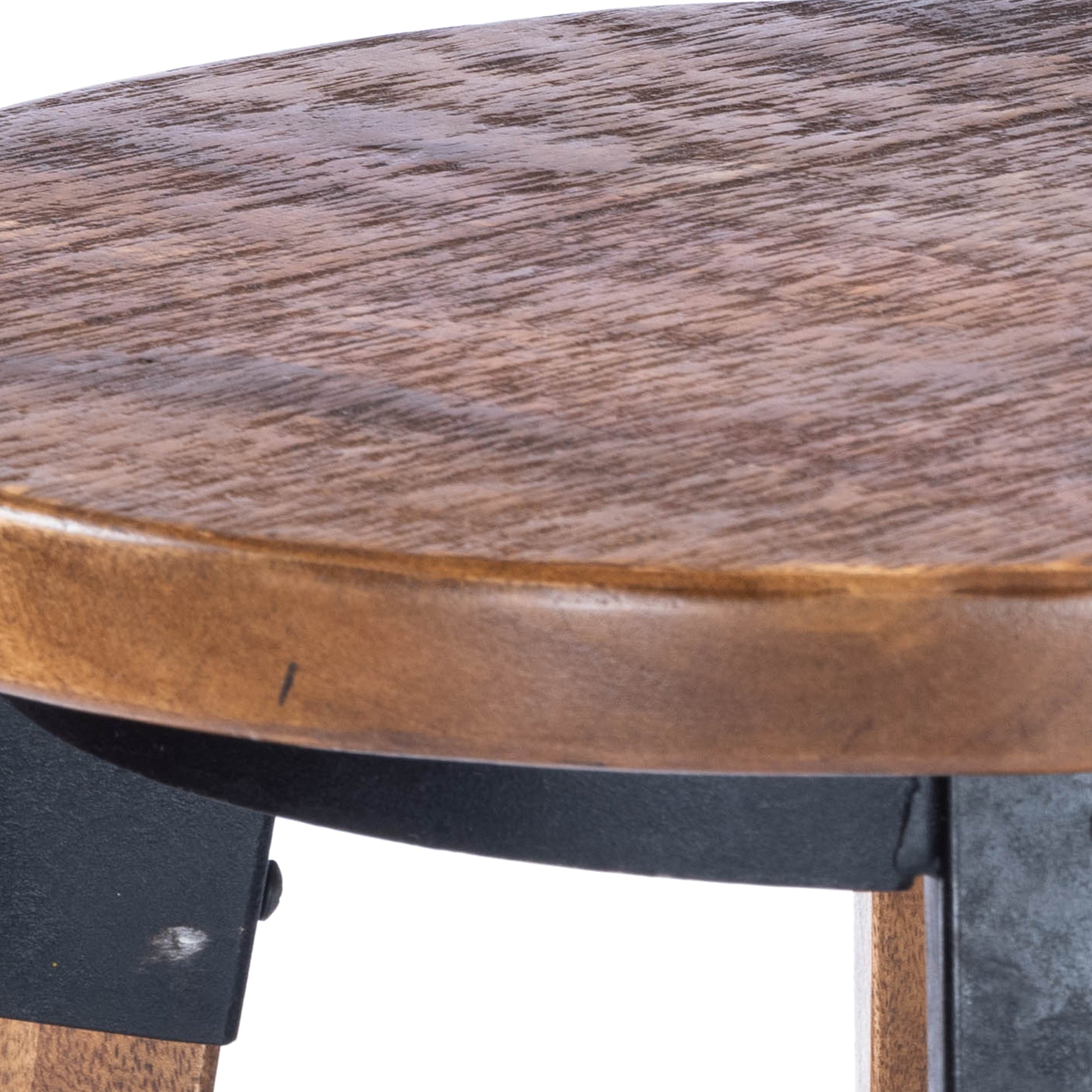 Butler Specialty Company Mountain Lodge 30 in. Seat Height Wood and Metal Bar Stool with Back, Natural Wood