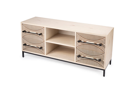 Cirella 4 drawers 52" TV Stand in Light Brown 5503140