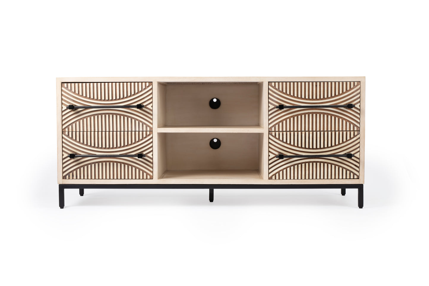 Cirella 4 drawers 52" TV Stand in Light Brown 5503140