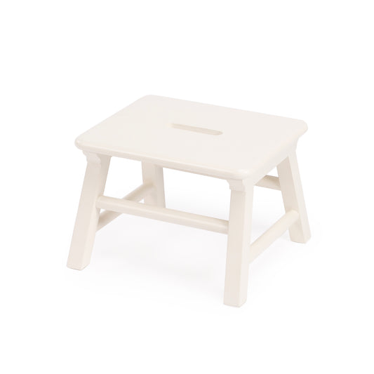 Butler Specialty Company Melrose 14 in. W x 10 in. H Rectangular Wood Single Step Accent Stool, White