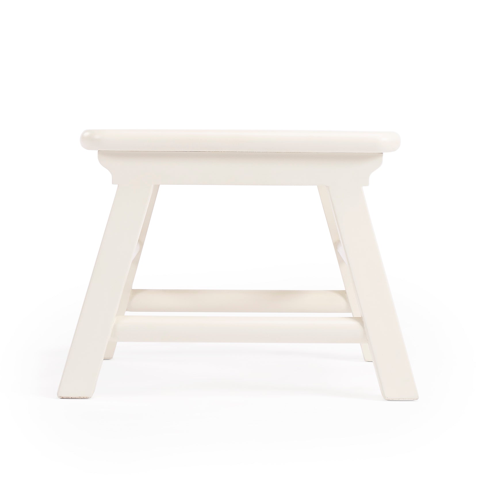 Butler Specialty Company Melrose 14 in. W x 10 in. H Rectangular Wood Single Step Accent Stool, White