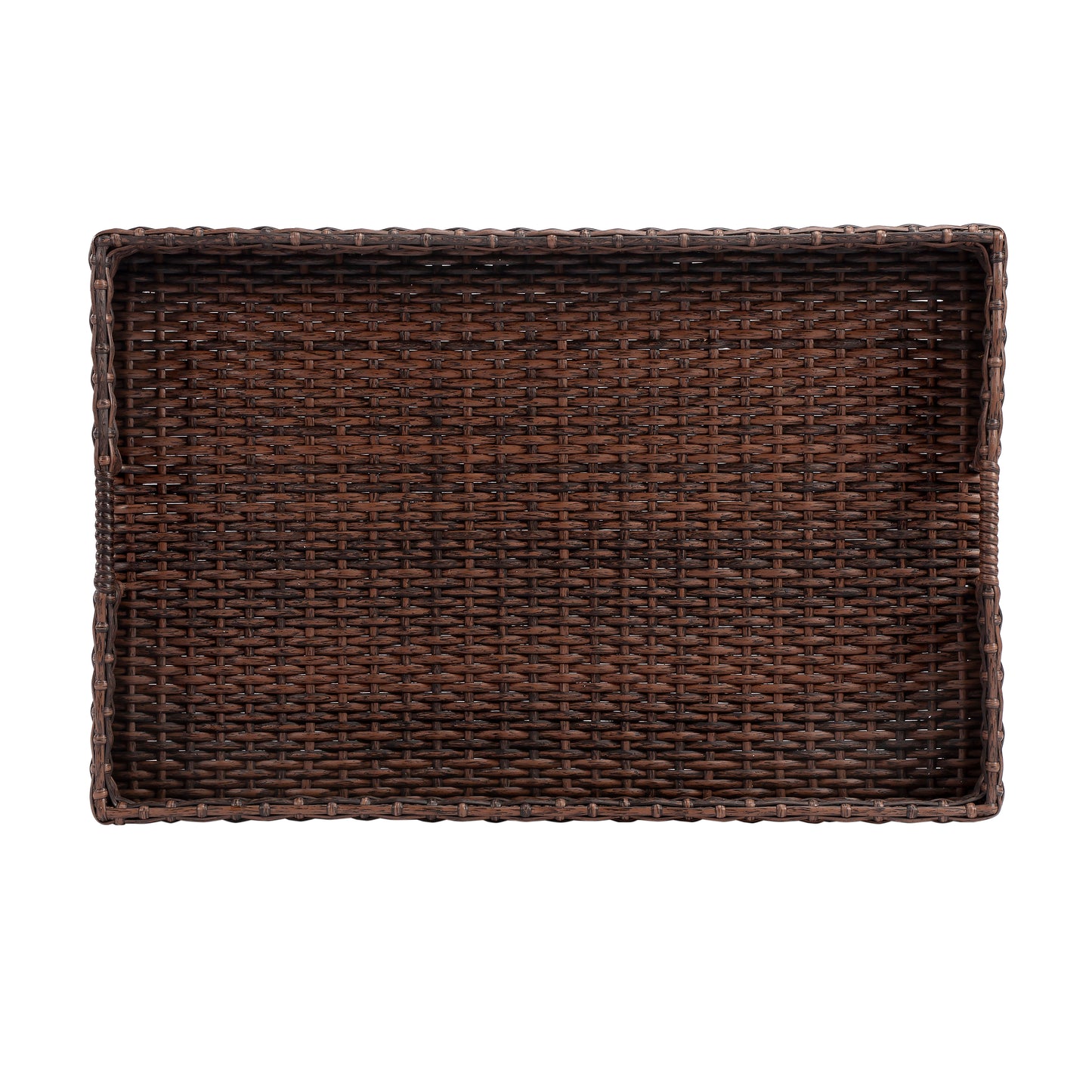 Fern Rattan Tray Table in Dark Brown 5509398
