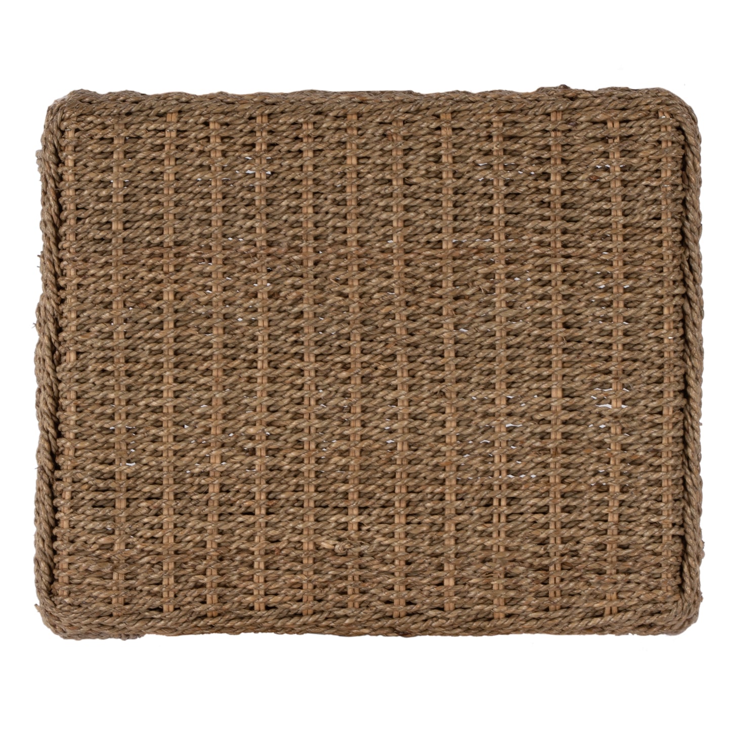 Robias 24.5 Rectangular Rattan & Mendong Grass 24.5" Counter Stool in Light Brown 5513441