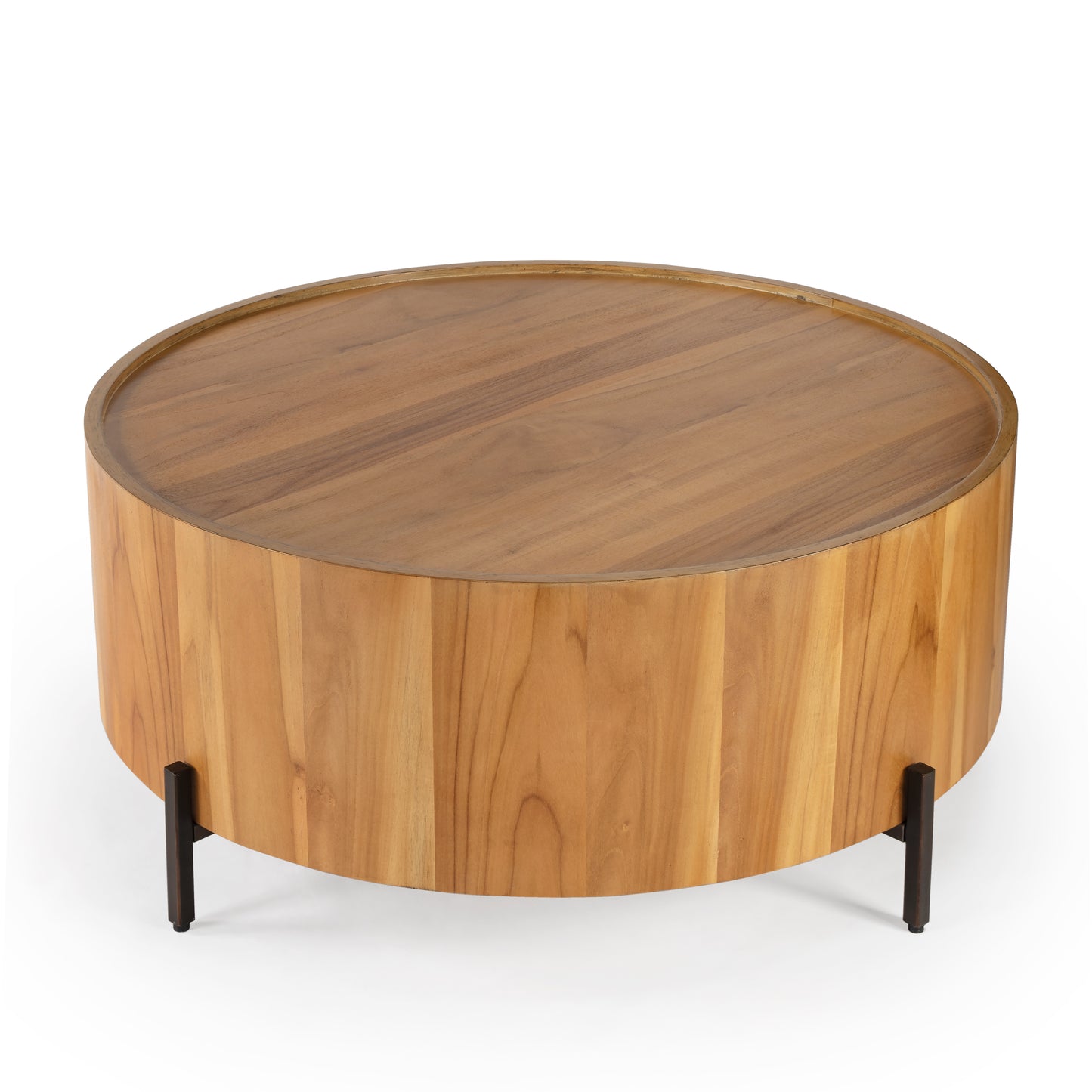 Tori Round Coffee Table in Light Brown 5514273