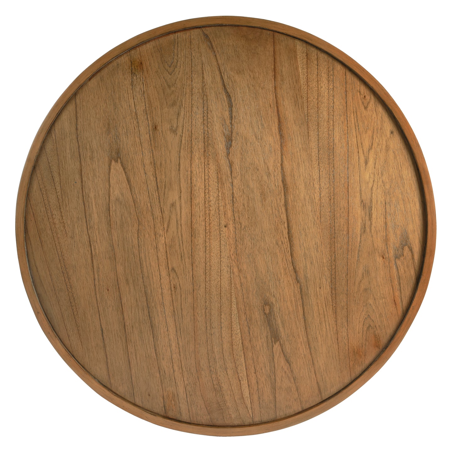 Butler Specialty Company Tori 40 in. W Round Wood Modern Coffee Table, Medium Brown