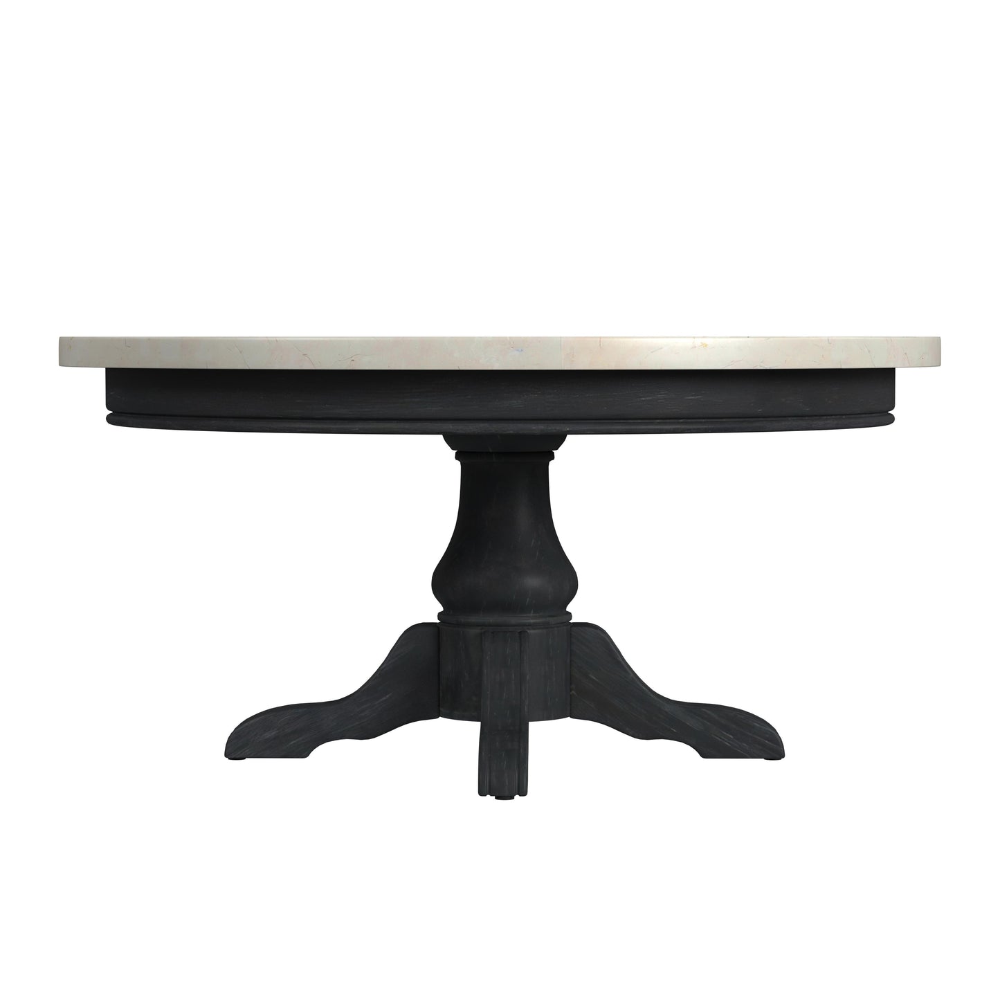 Danielle Marble Round Coffee Table in Black 5516432