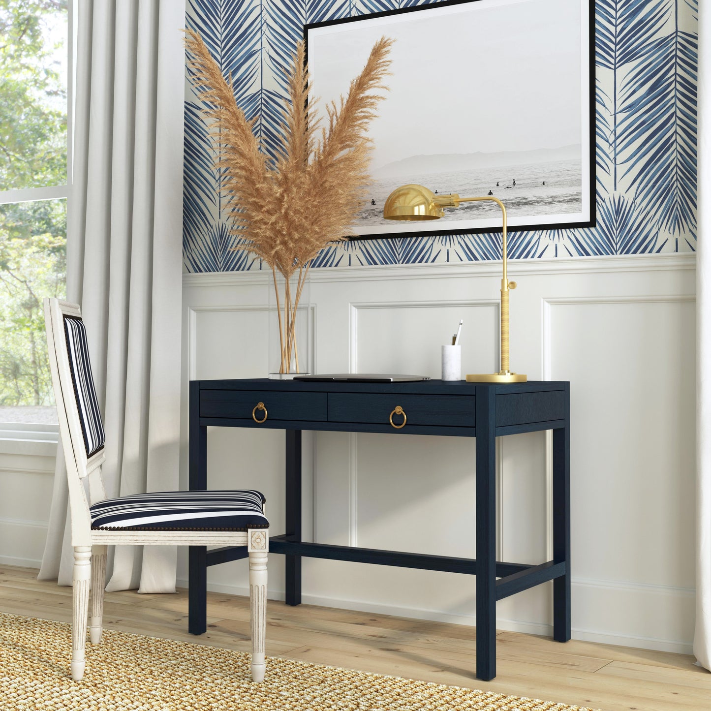 Lark Desk in Navy Blue 5523291