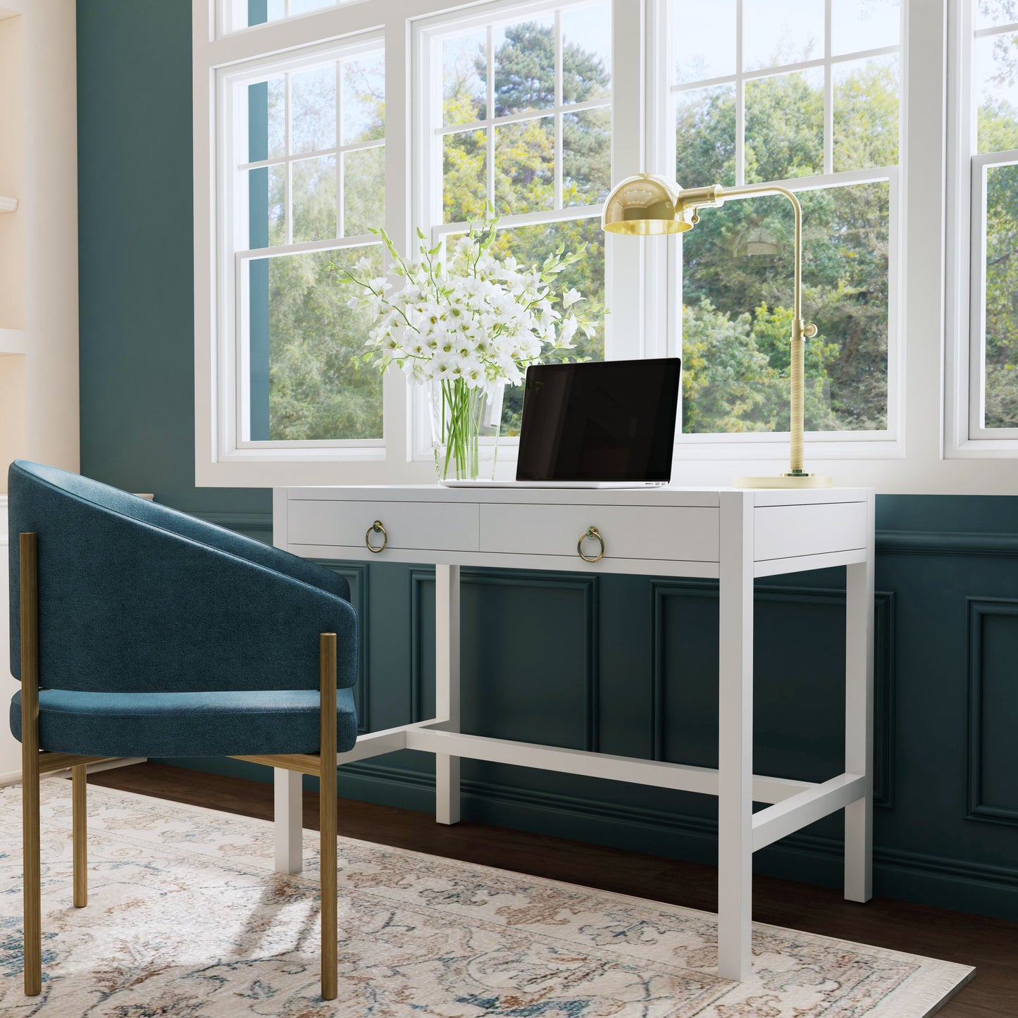 Lark Desk in White 5523304