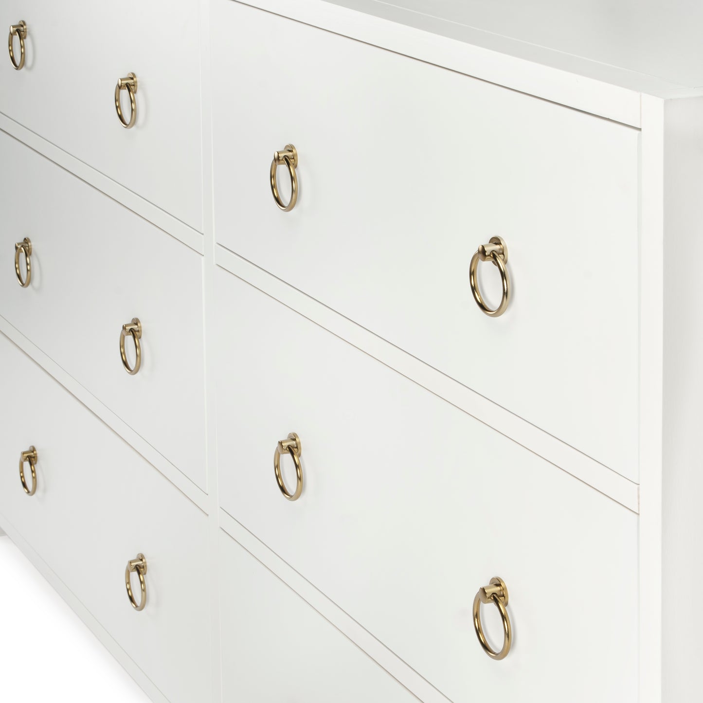 Lark 6 Drawer Dresser in White 5525304