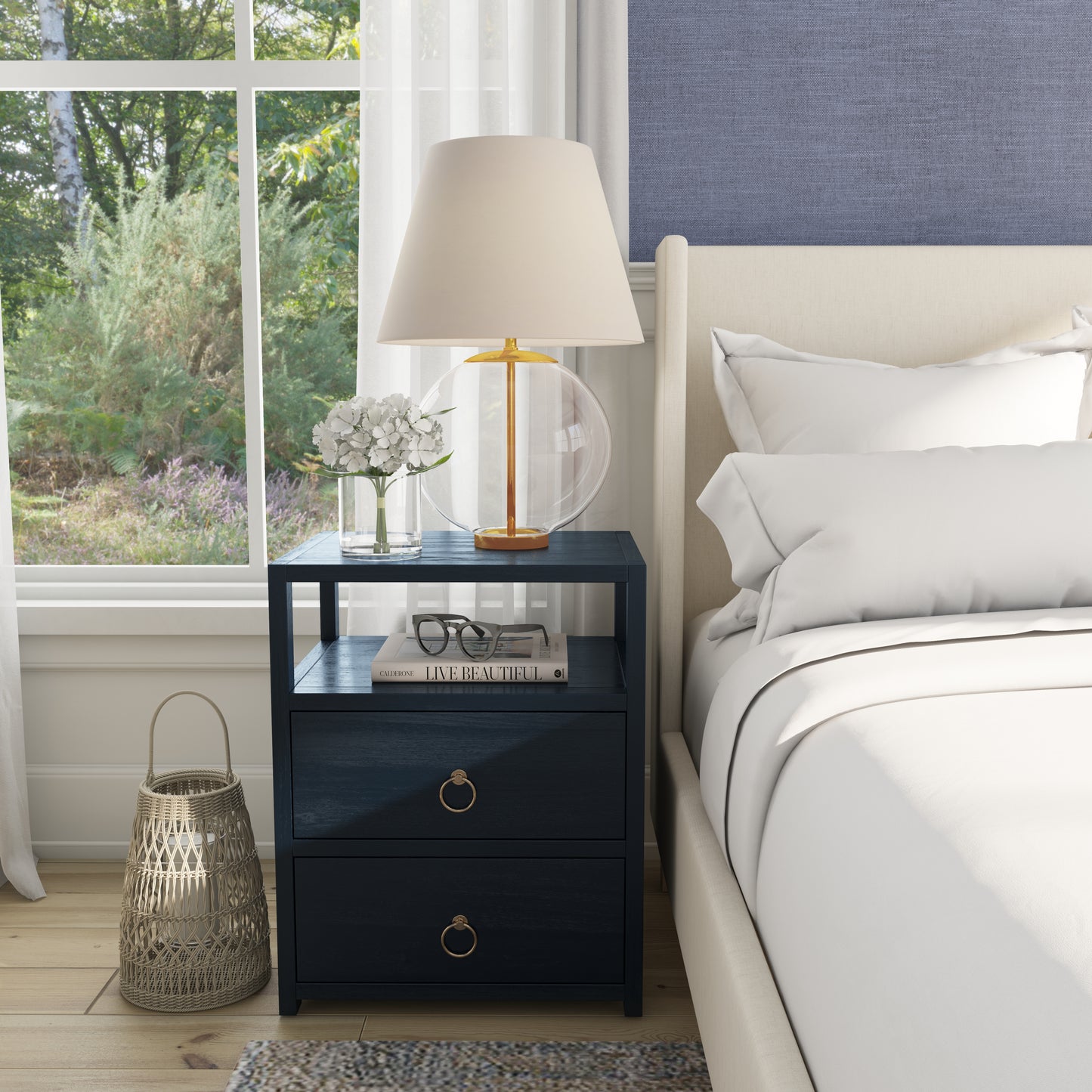 Lark Nightstand in Navy Blue 5526291