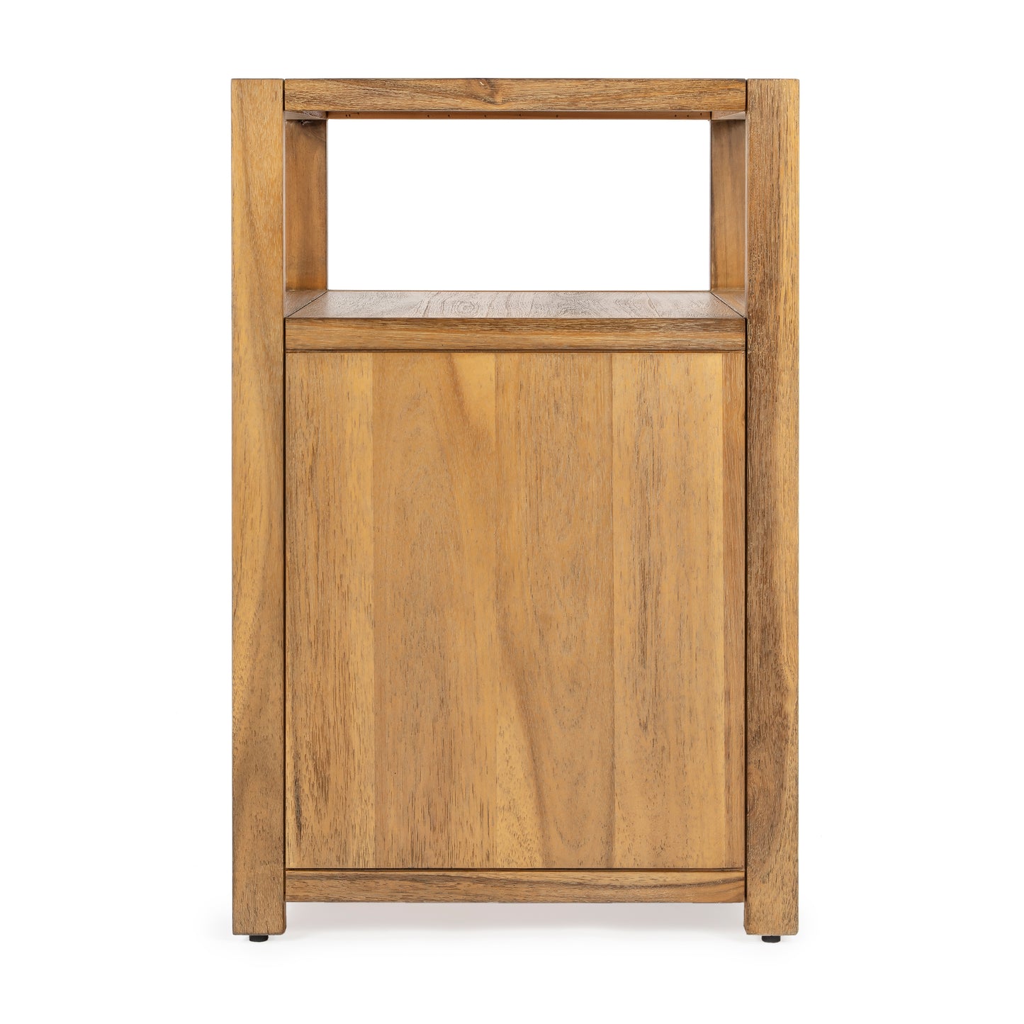 Butler Specialty Company Lark 21 in. W Wood 2 Drawer Nightstand with Open Storage Shelf, Light Brown