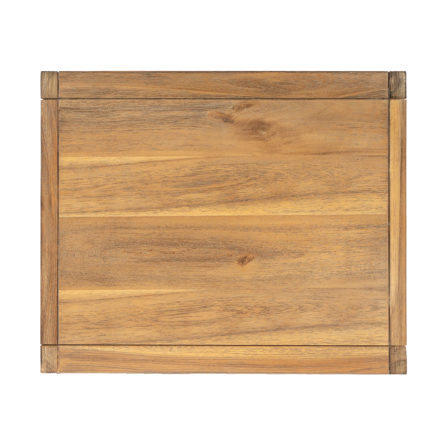 Butler Specialty Company Lark 21 in. W Wood 2 Drawer Nightstand with Open Storage Shelf, Light Brown