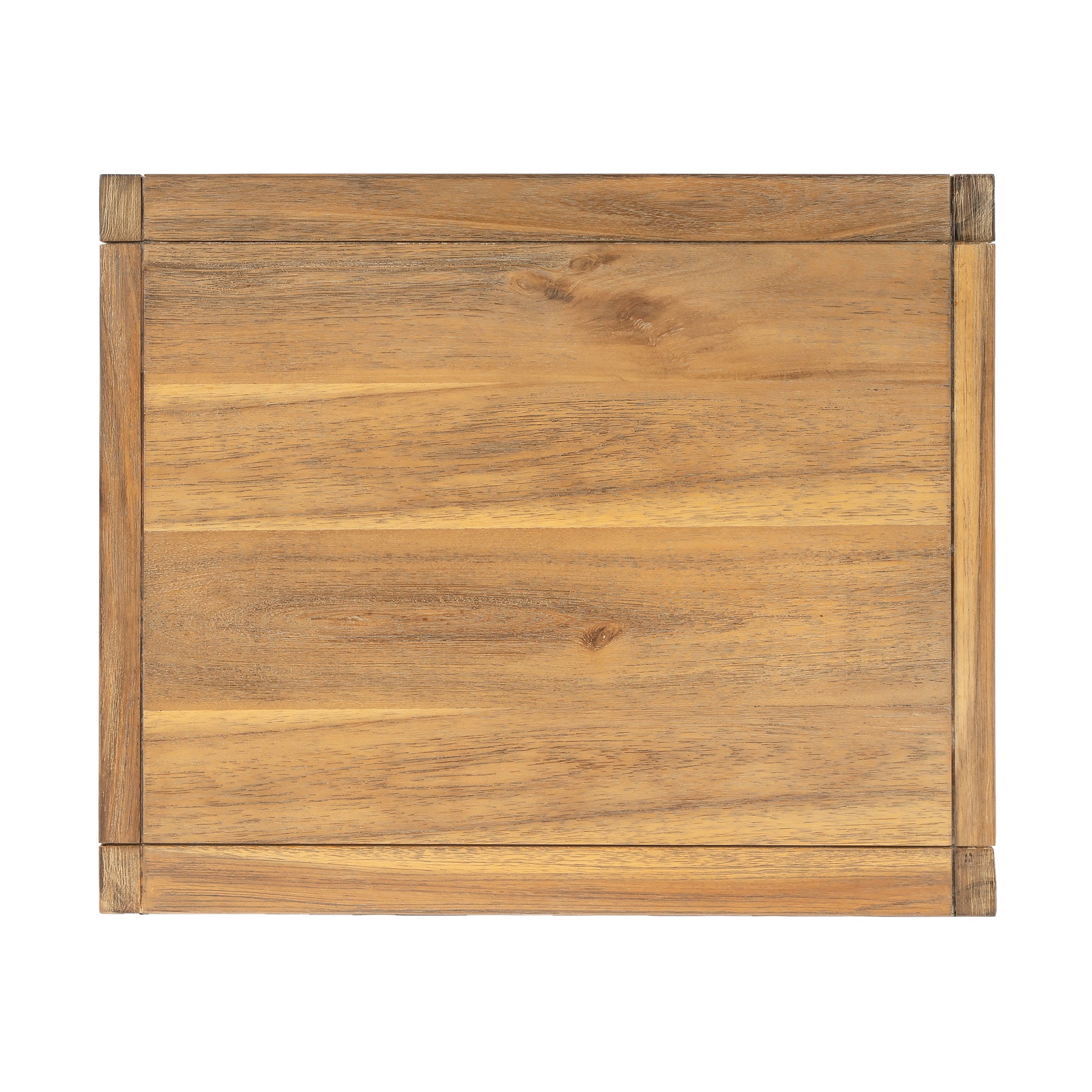 Butler Specialty Company Lark 21 in. W Wood 2 Drawer Nightstand with Open Storage Shelf, Light Brown