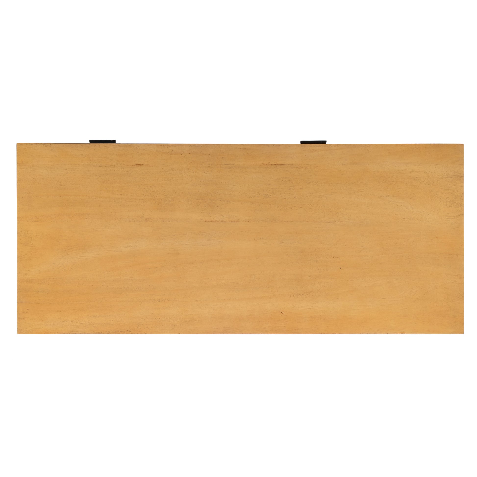 Butler Specialty Company Hans 48 in. W Rectangular Wood and Iron 4 Drawer Modern Writing Desk, Light Brown
