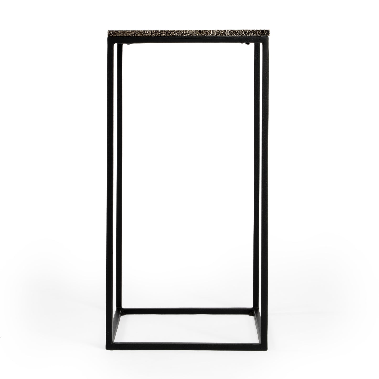 Butler Specialty Company Lacrossa 11.75 in. W Square Metal End Table, Silver