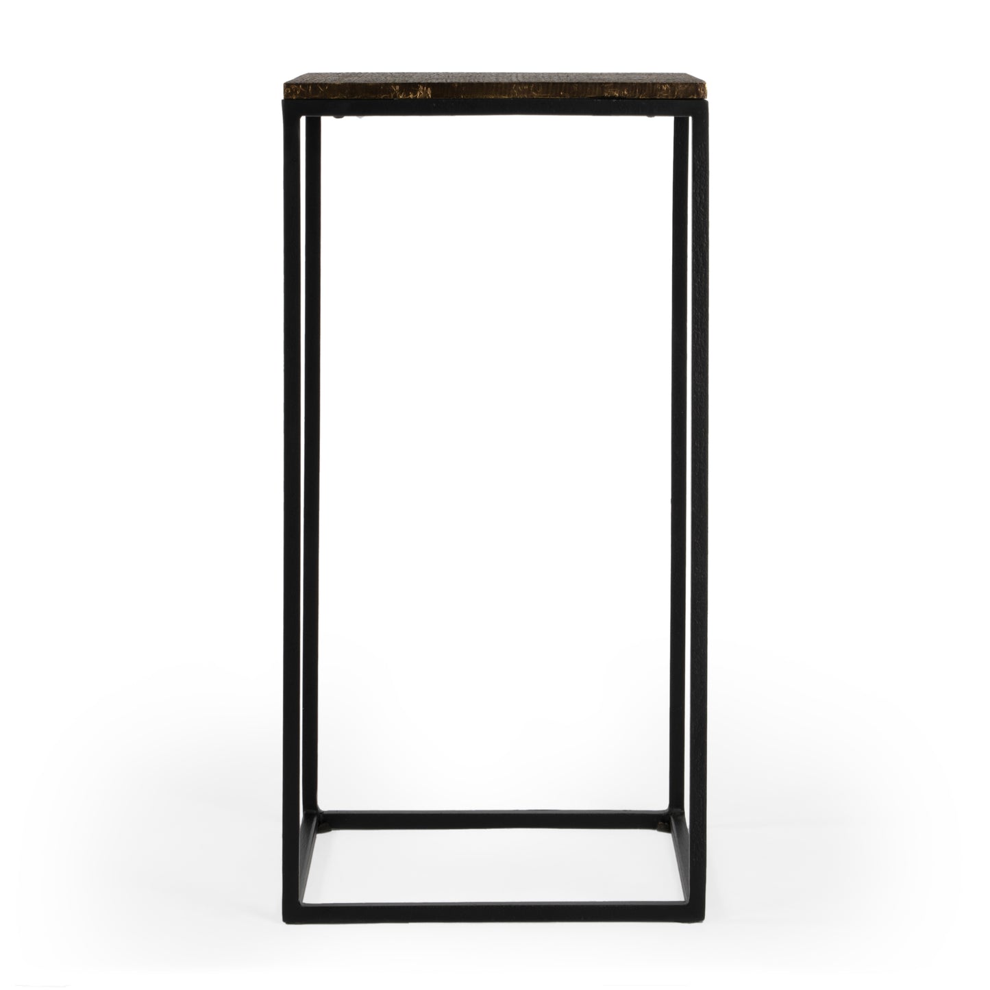 Butler Specialty Company Lacrossa 11.75 in. W Square Metal End Table, Gold