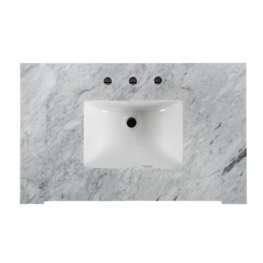 Hanson 36" Single Bathroom Vanity Set in White 5570304