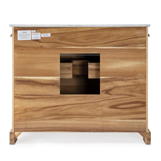 Rachelle 42" Single Bathroom Vanity Set in Light Brown 5571415