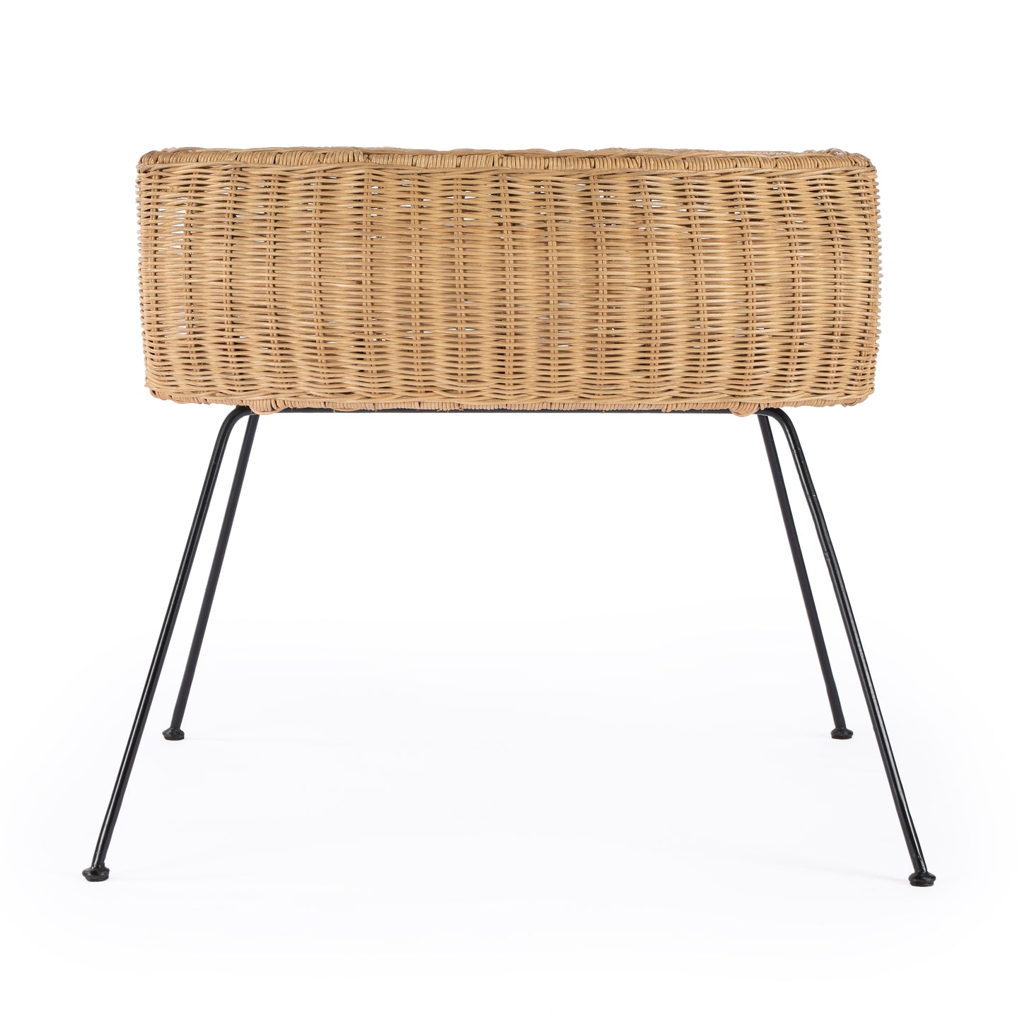 Butler Specialty Company Coralitta 24.25 in. W Rattan End Table, Light Brown