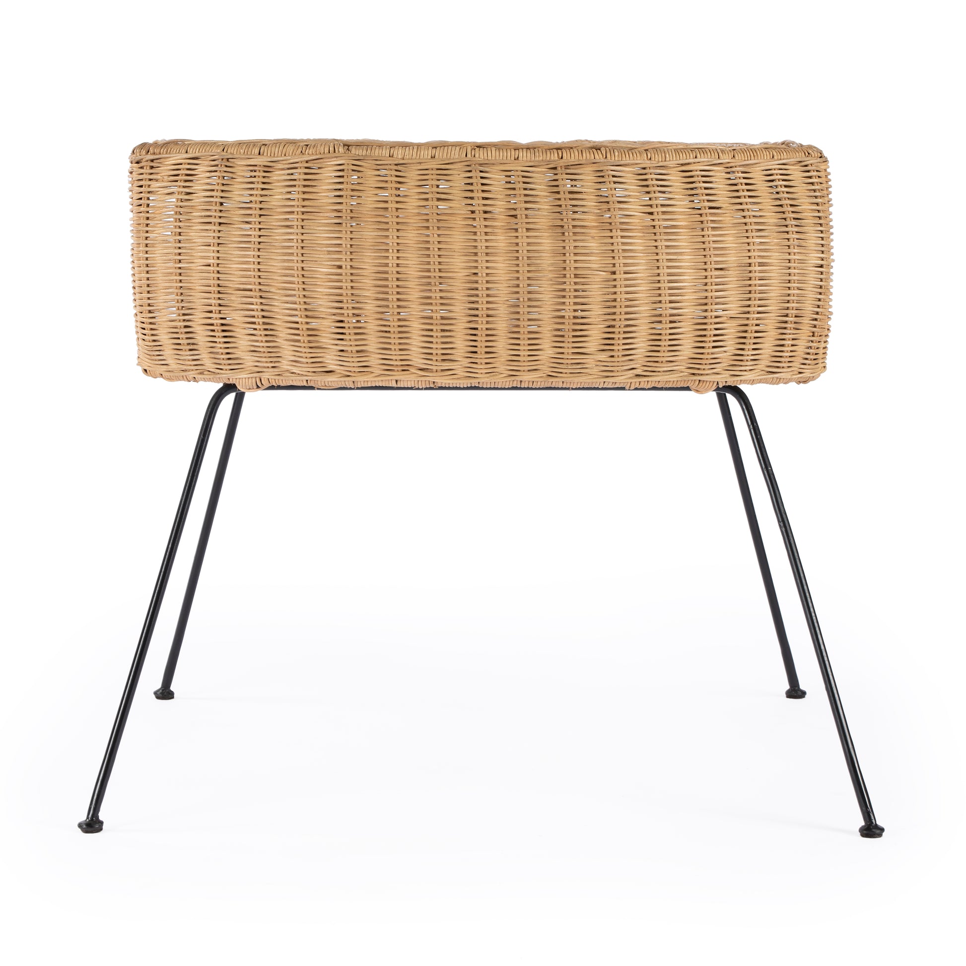 Butler Specialty Company Coralitta 24.25 in. W Rattan End Table, Light Brown